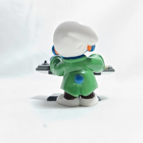 RARE Vintage '97 Schleich 40250 Peyo Keyboarder Smurf w/ Electric Keyboard/Synth - Picture 14 of 15